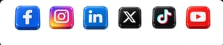Comptes Facebook, Instagram, LinkedIn, X, TikTok et YouTube connectés